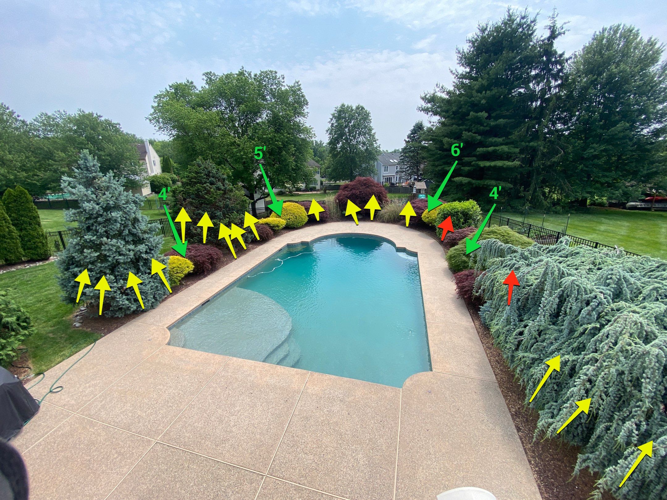 Doylestown outdoor lighting nighttime demo used to refine fixture placement