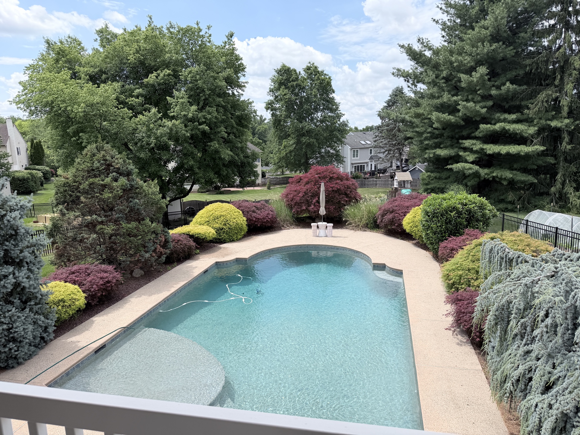 Outdoor lighting fixture locations marked during a Doylestown layout review
