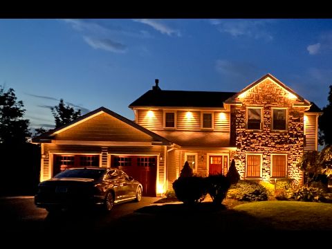 The Lincoln Memorial landscape lighting package